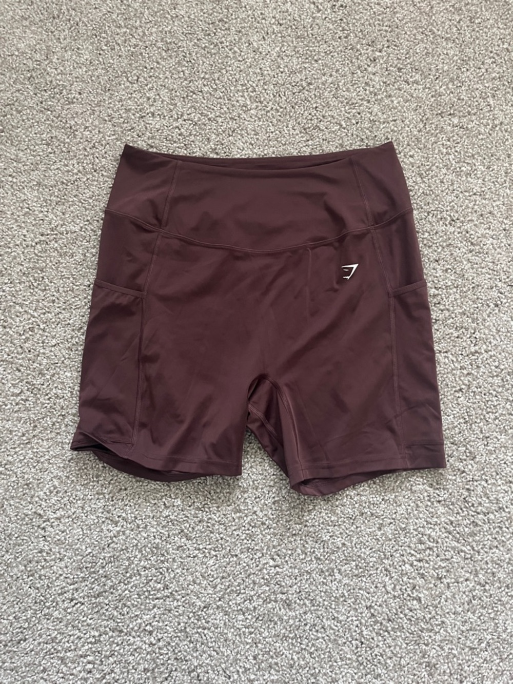 Gymshark Burgundy/ Brown  Pocket Shorts Size XXL